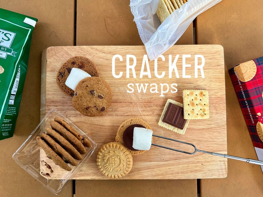 Upraded Smores With Graham Cracker Alternatives Like Cookies and Saltines