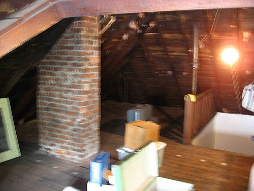 Infinished Attic Makeover T