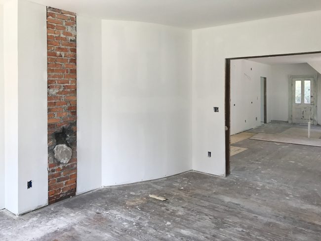 Beach House Drywall Living Room