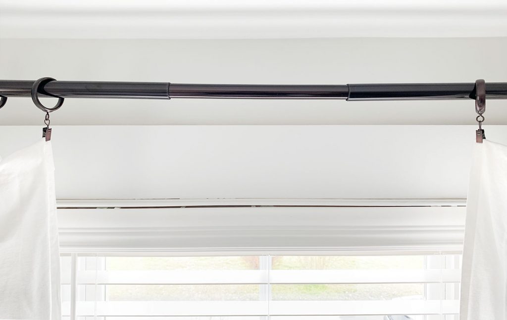 Oil rubbed bronze curtain rod sagging in the middle