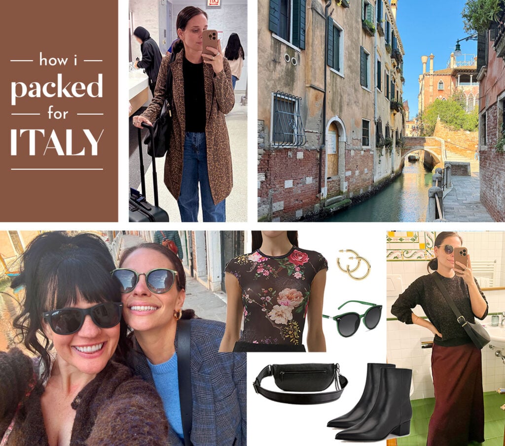 How I Packed For Italy Featured Image Collage